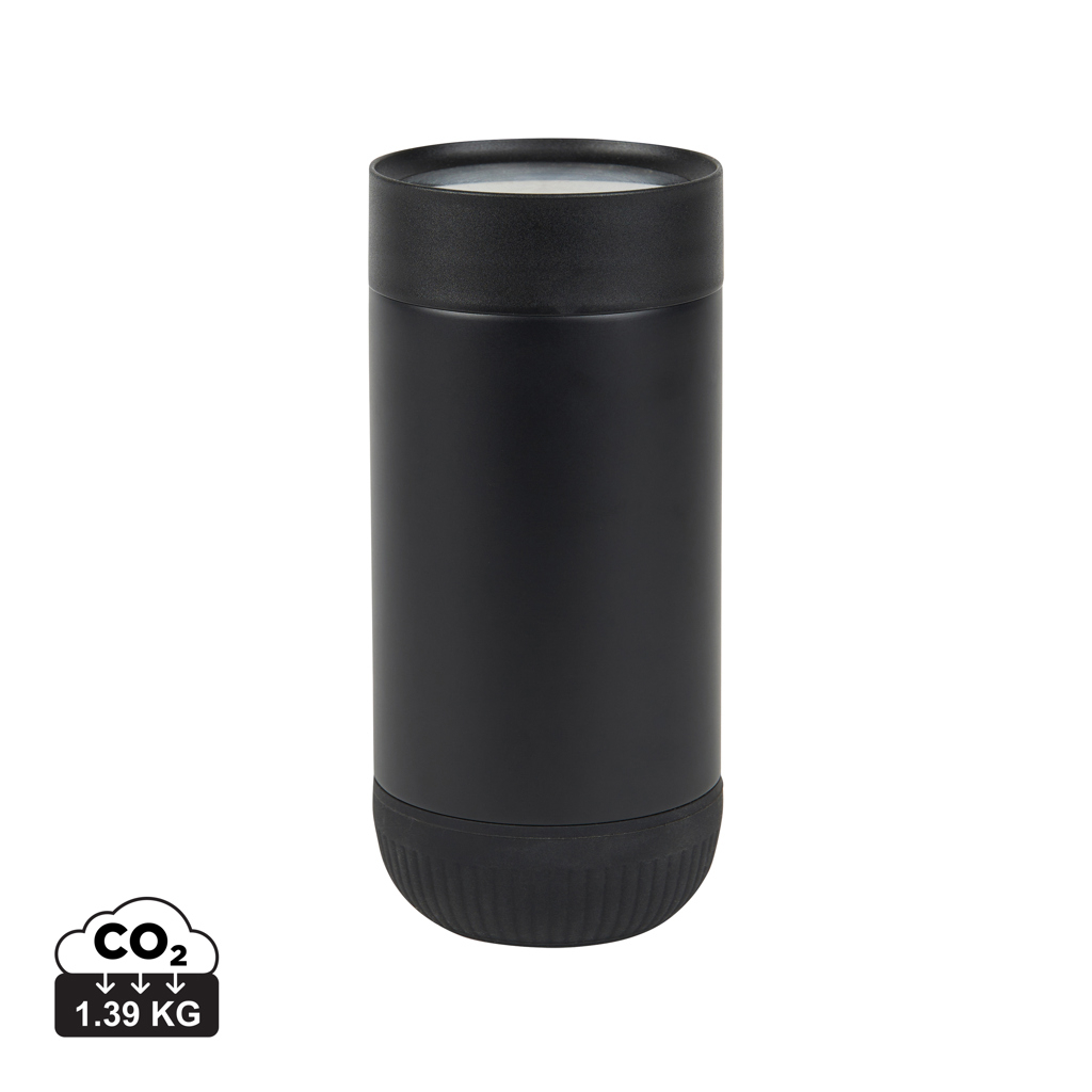 Mug promotionnel 350ml inox RCS Eris VINGA Noir / Noir